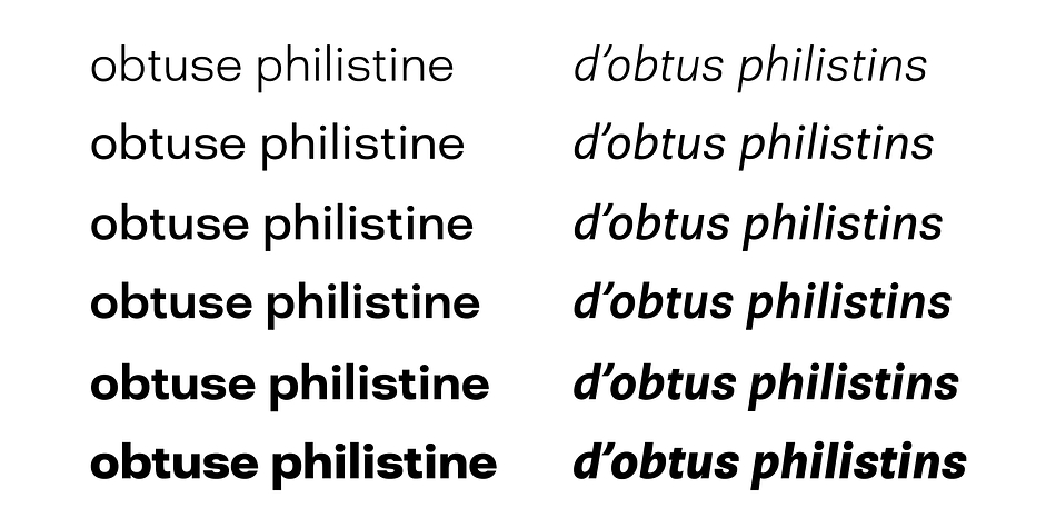 In front of the diversity of typographic offer, David stands alone, as the homonymous statue sculpted by Michelangelo in a block of marble rejected by other people because of its flaws.