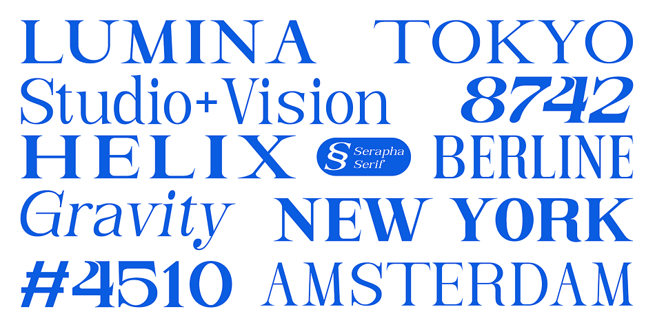 Serapha Serif Font