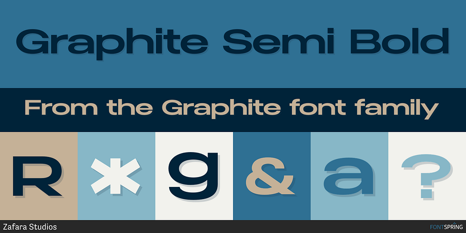 Graphite Semi Bold Font
