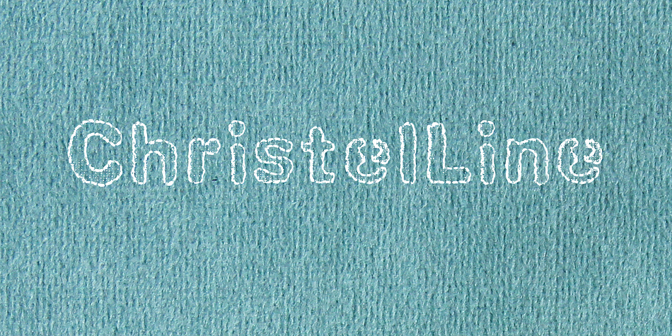 Displaying the beauty and characteristics of the ChristelLine font family.