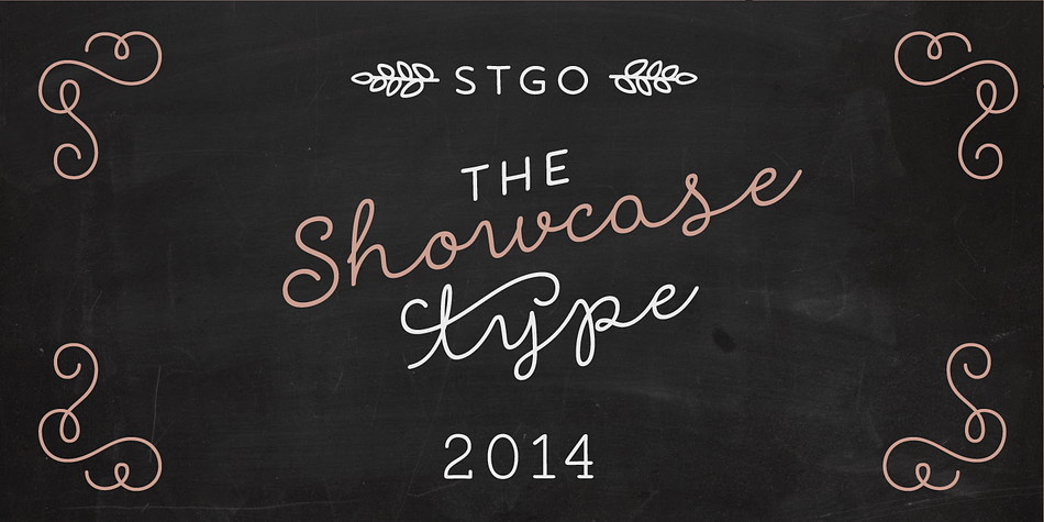 Highlighting the Showcase font family.