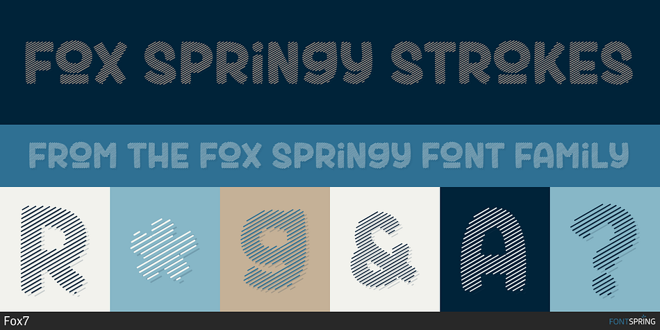 Fox Springy Strokes Font