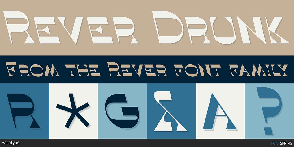 Rever Drunk Font