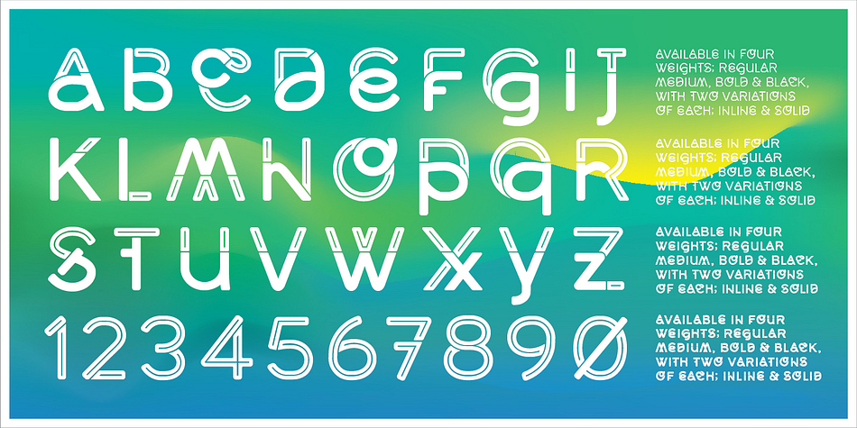 This font is sure to stand-out from the crowd!