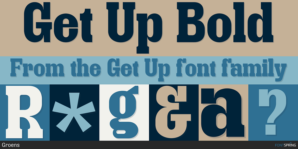 Get Up Bold Font