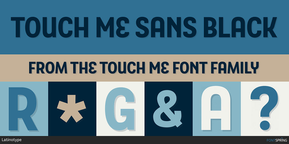 Touch Me Sans Black Font