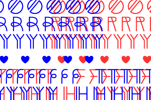 Highlighting the Theory FY font family.