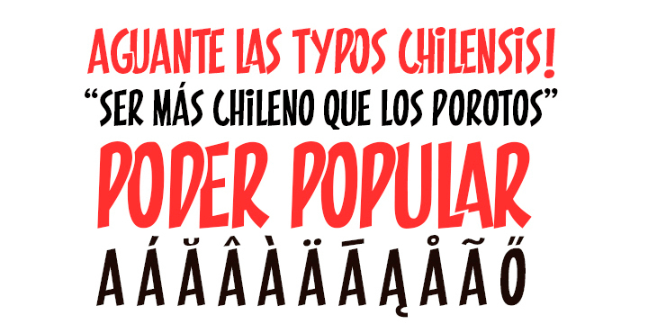 PINTANINA font family example.