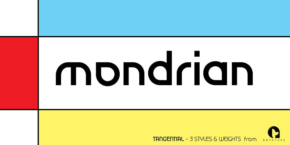 The core Tangential design is also accompanied by two further variations, Rounded & SemiSerif.