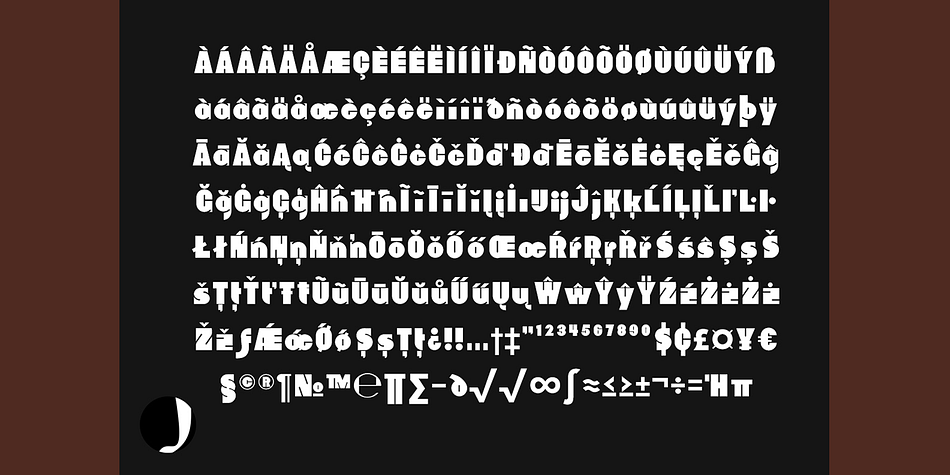 Whangarei is a a two font family.