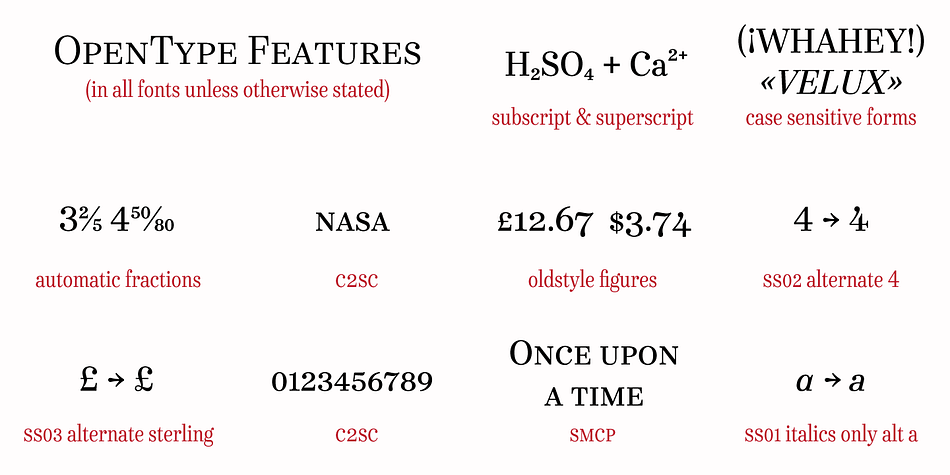 Ranging from the almost monoline, Egyptian style light weights to higher contrast 