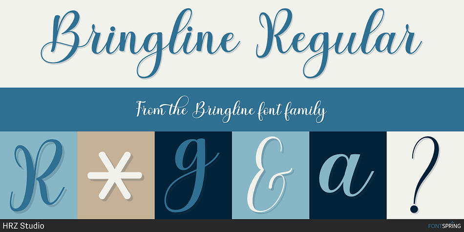 Bringline Regular Font