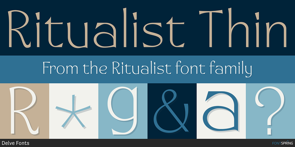 Ritualist Thin Font