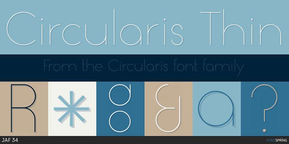 Circularis Thin Font