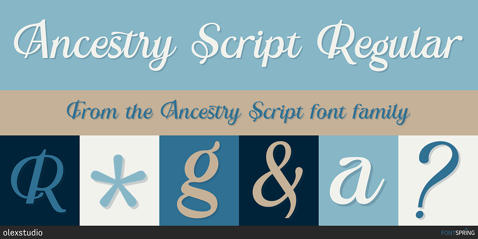 Ancestry Script Regular Font