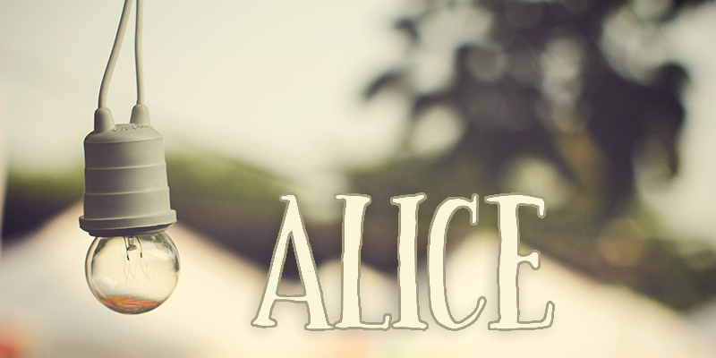 Displaying the beauty and characteristics of the Alice font family.