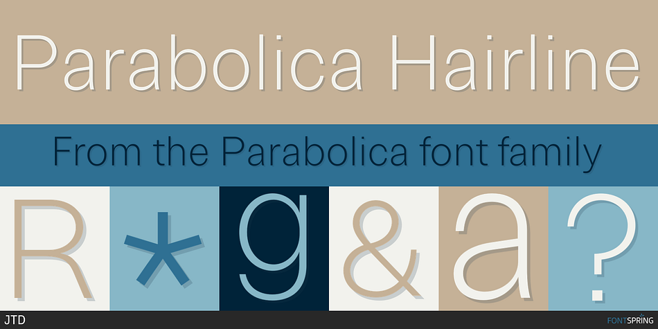 Parabolica Hairline Font