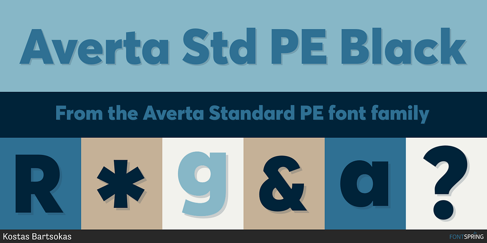 Averta Std PE Black Font