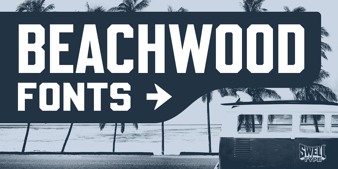 Beachwood Font Poster