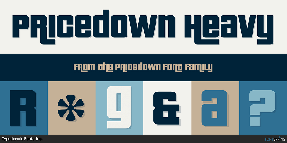 Pricedown Heavy Font