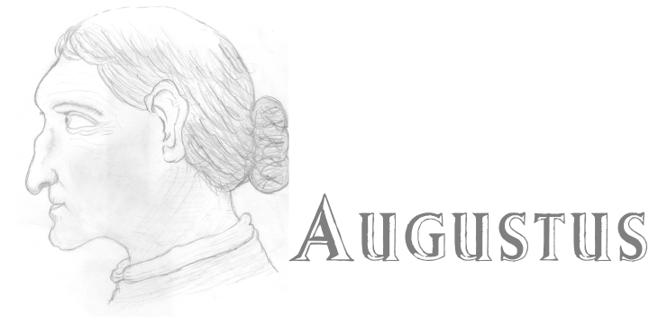 Displaying the beauty and characteristics of the Augustus font family.