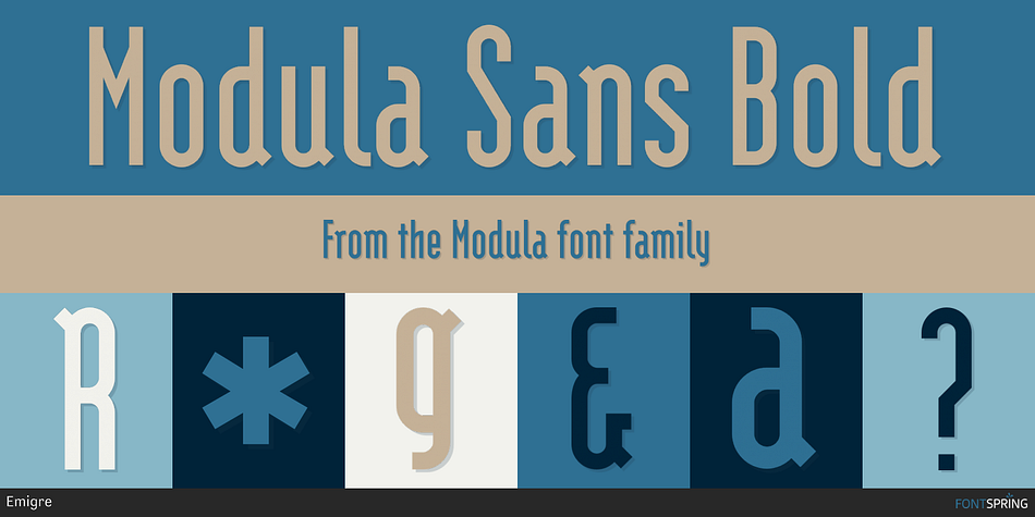 Modula Sans Font