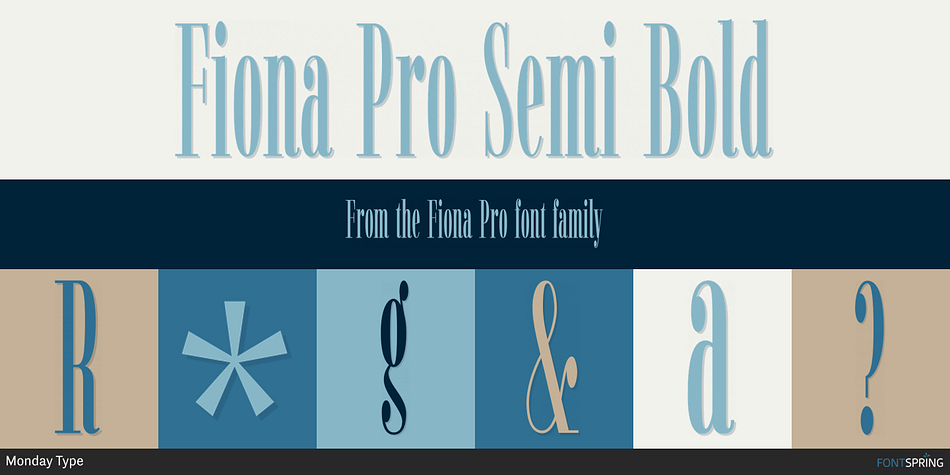Fiona Pro Semi Bold Font