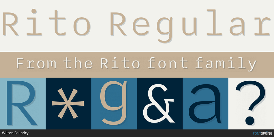 Rito Regular Font