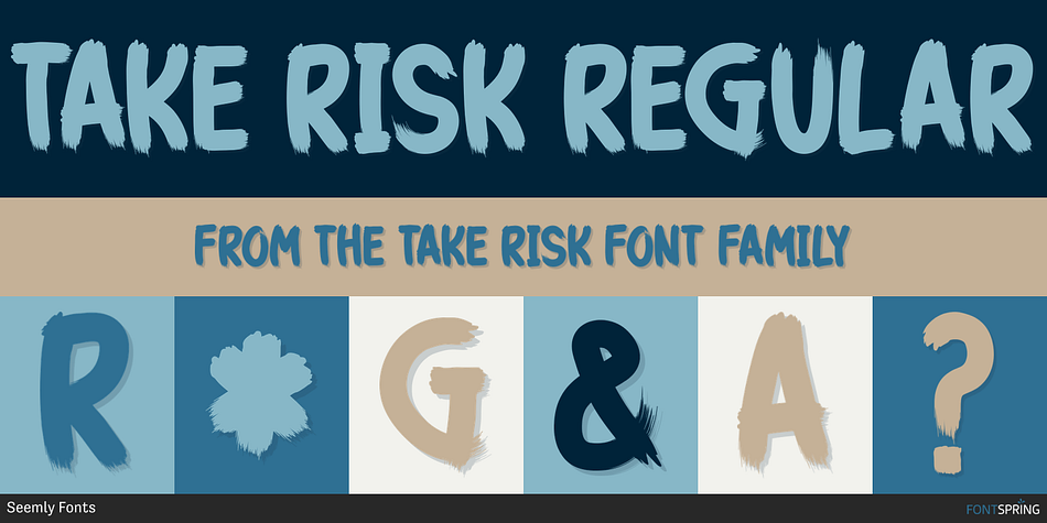 Take Risk Regular Font