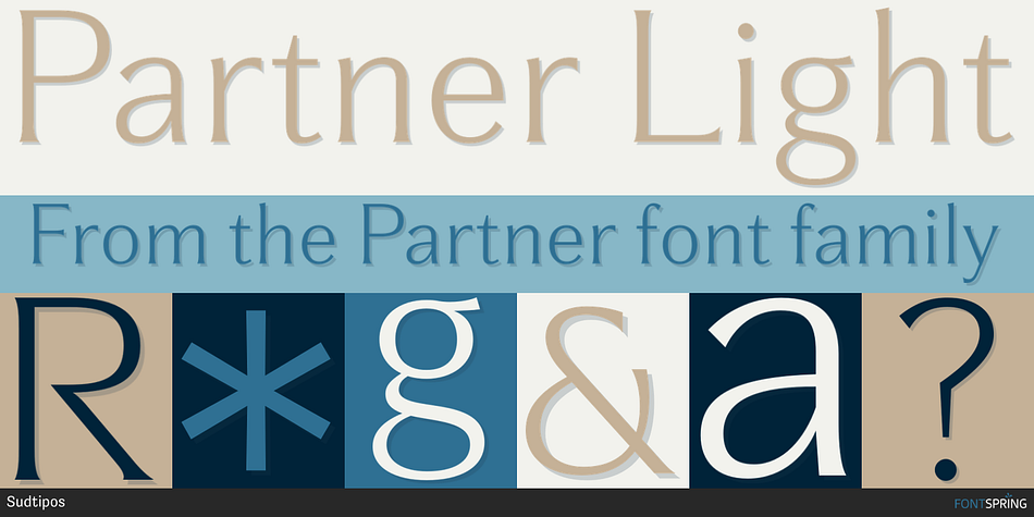 Partner Light Font