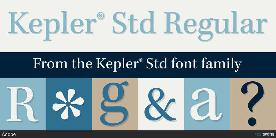 Kepler® Std Essentials Super Pack Font