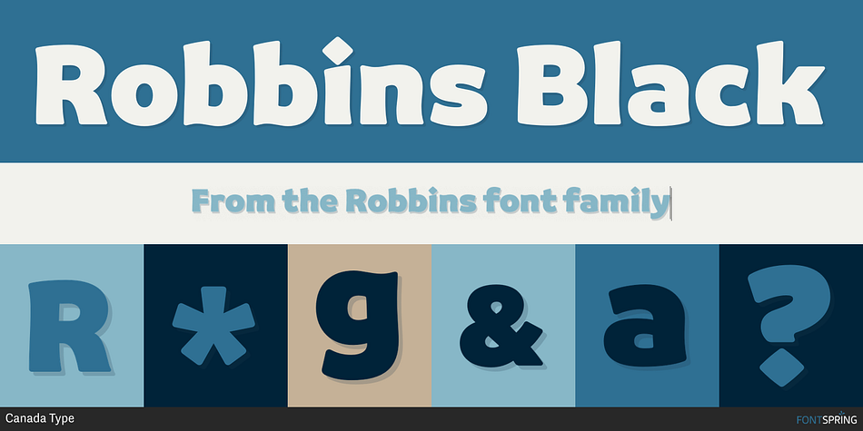 Robbins Black Font