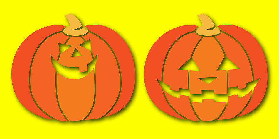 Displaying the beauty and characteristics of the Jackolantern Assortment font family.