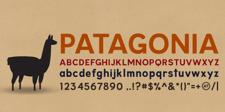 Displaying the beauty and characteristics of the Patagonia font family.