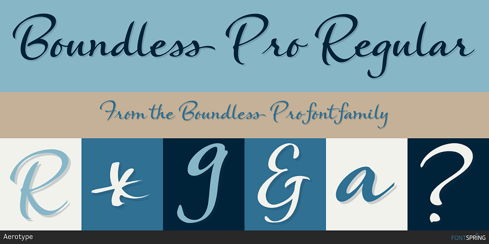 Boundless Pro Regular Font
