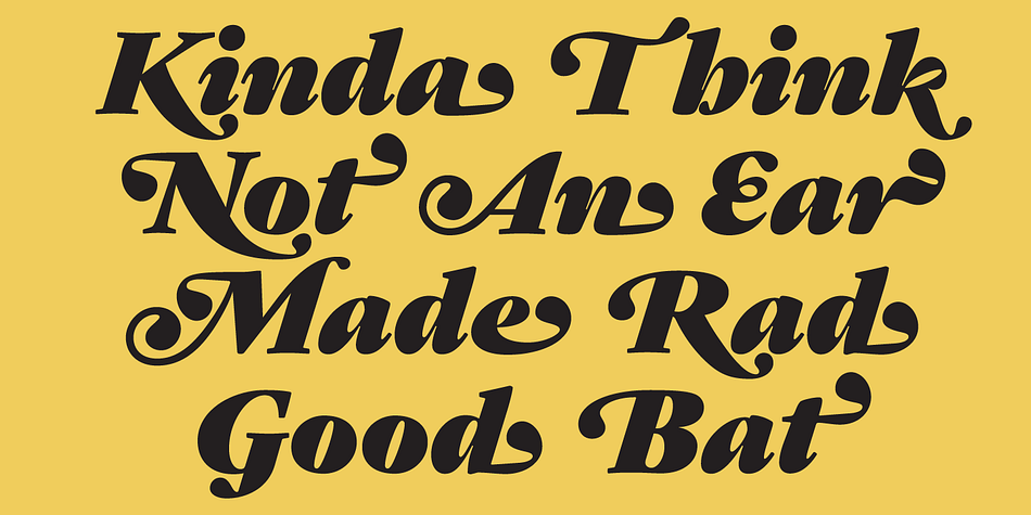 Gastromond is meant to blend the Renaissance stylings of the Garamond types with the Victorian outlandishness of the fat faces.