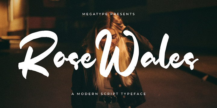 Rose Wales font family by Mega Type