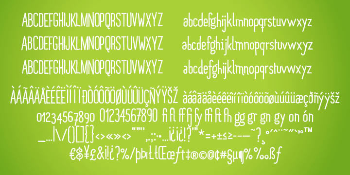 Displaying the beauty and characteristics of the Chiripa font family.
