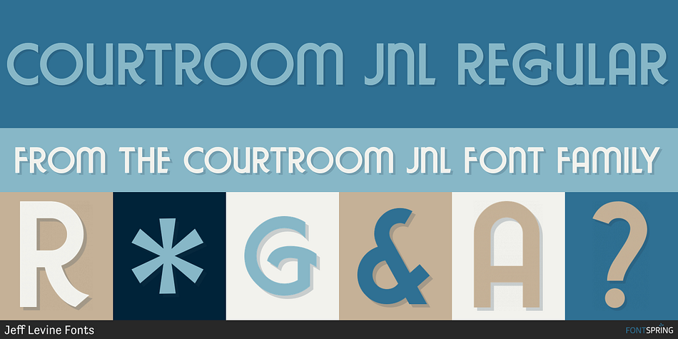 Courtroom JNL Regular Font