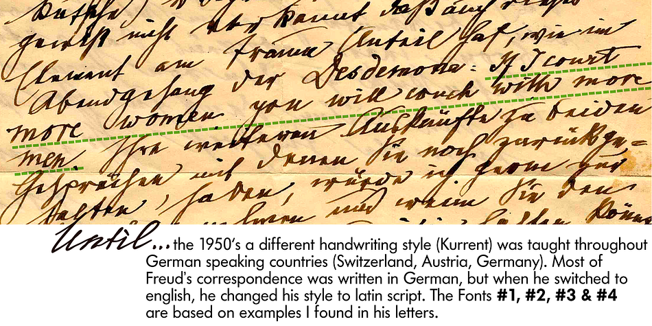 When I first saw Freud’s century old letters, I was fascinated by the beauty of these historic manuscripts.