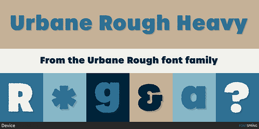 Fonts similar to Urbane Rough