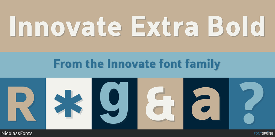 Innovate Extra Bold Font