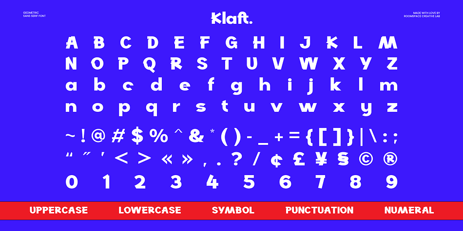 Klaft Font