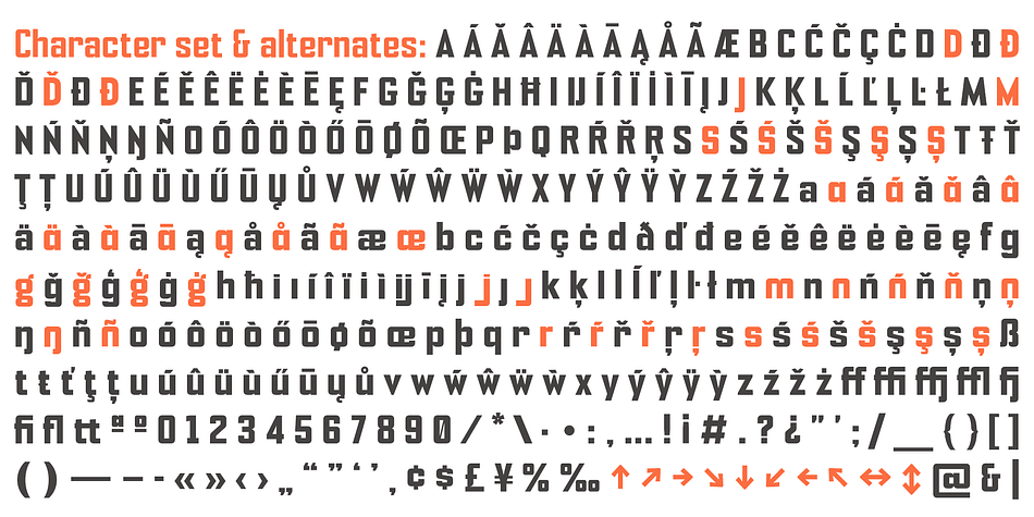 Highlighting the Noexit font family.