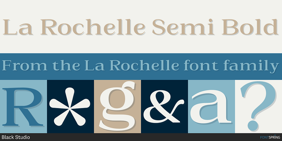 La Rochelle Semi Bold Font