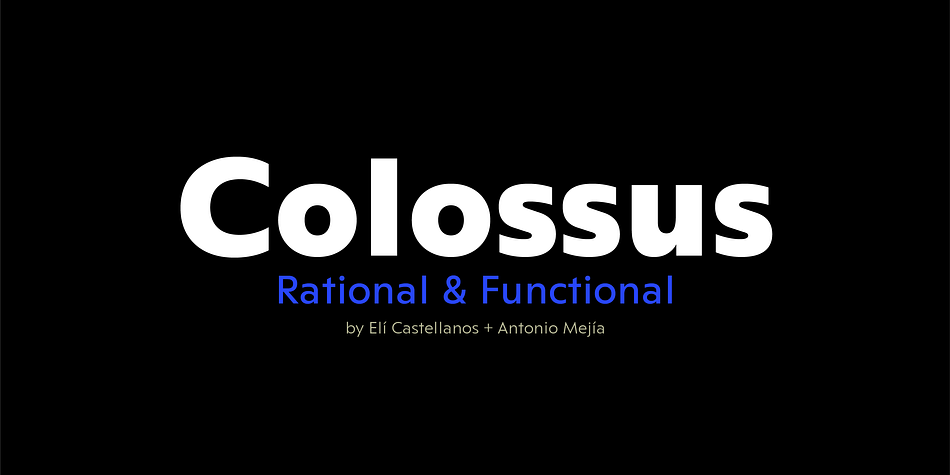 Colossus Font