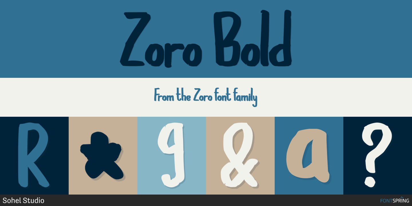 Zoro Bold, image size:1440x720