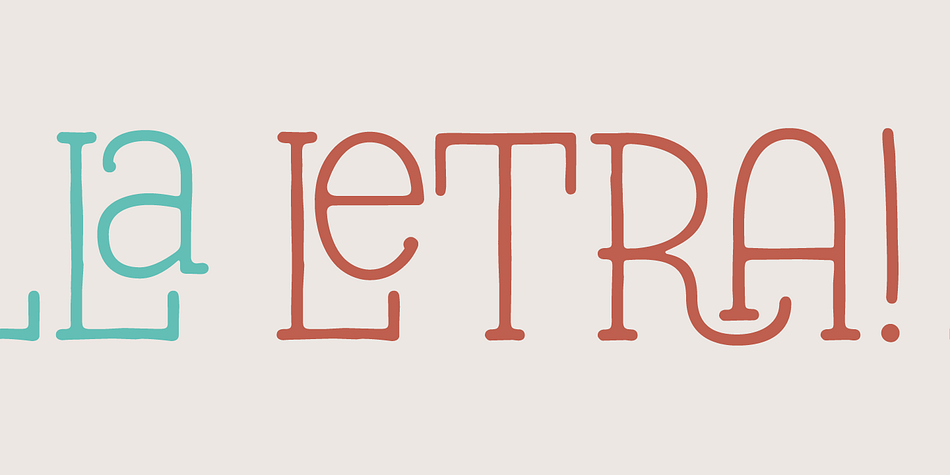 Highlighting the Lettre font family.