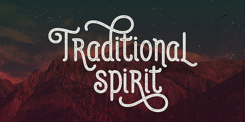 This font includes OpenType features with Stylistic Alternates and ligatures.