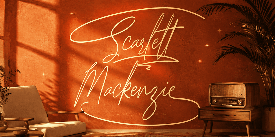 Scarlet Mackenzie Font